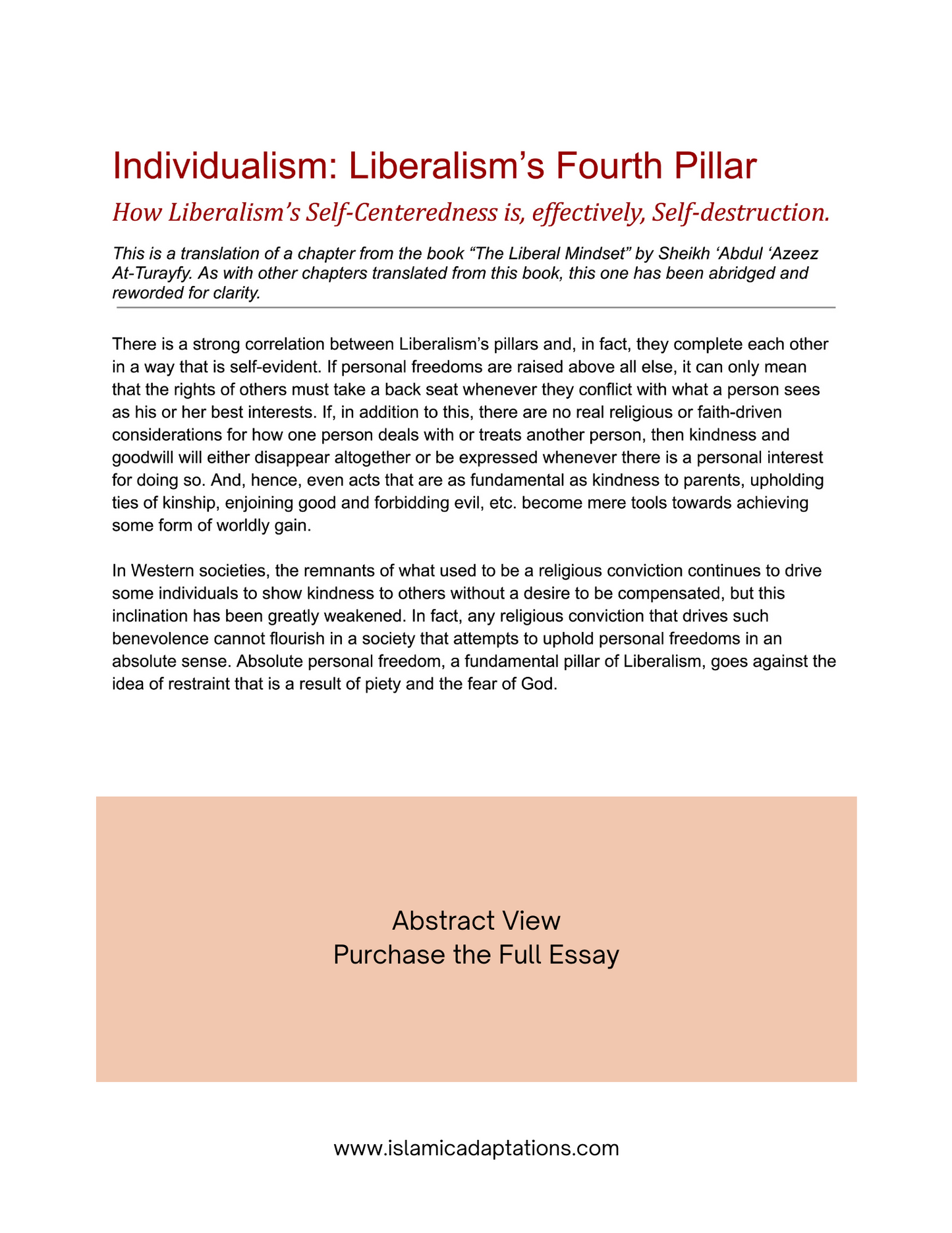 Individualism_ Liberalism’s Fourth Pillar